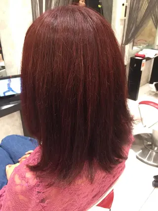 セミロング カラー 田畑 福恵のヘアスタイル