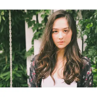 ロング カラー パーマ シェアサロン　salowin所属・✨ブリーチなし透明感 カラー🥇ユースケのヘアスタイル