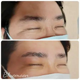 アイブロウ メンズ Bluemoon所属・Blue moonのマツエク・マツパデザイン