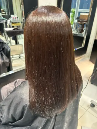 セミロング カラー Ayano 🫧のヘアスタイル