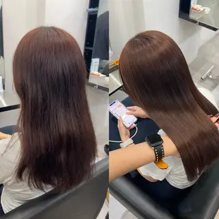 ロング 艶髪/縮毛矯正/ Core mikuaのヘアスタイル