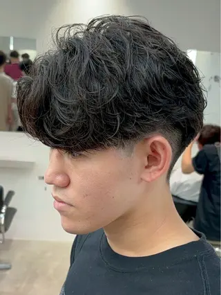 パーマ メンズ fifth天神メンズ パーマ特化／内山遥斗のヘアスタイル