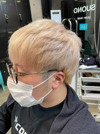 ショート カラー メンズ SEPHILE所属・メンズ韓国ヘア👹 KAJIのヘアスタイル