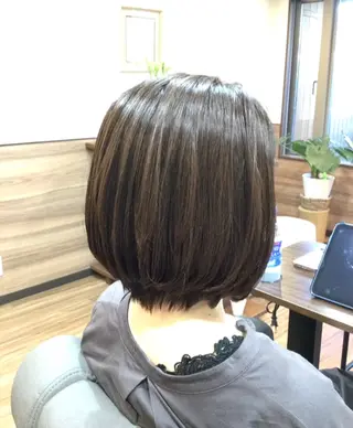 ショート カラー Annon プライベートサロンのヘアスタイル