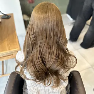 セミロング カラー ブリーチなし/レイヤ ー特化🌈Tommyのヘアスタイル