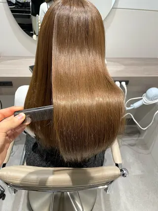 ロング 韓国ヘア🤍顔周り/ 髪質改善✨/林遼一郎のヘアスタイル