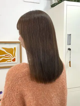 ミディアム カラー ✨髪質改善✨原宿 えのもと　はなのヘアスタイル