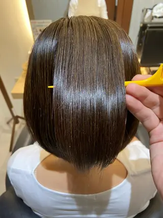 ミディアム 再現性◎✨艶髪🔆 川﨑友稀のヘアスタイル