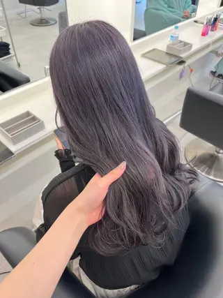 セミロング カラー 透明感カラー 【chisa チサ】のヘアスタイル