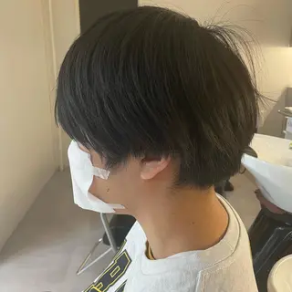 ショート 髪質改善× ハイライト溝江のヘアスタイル