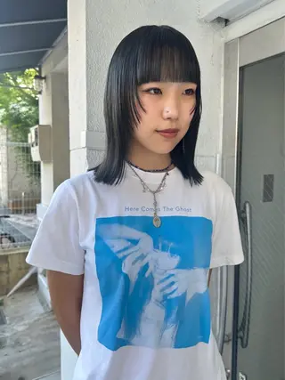 ミディアム カラー Manaka🟤 Musiiik　今泉のヘアスタイル