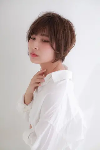 ショート 岸川 恭子のヘアスタイル