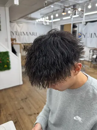 ショート パーマ メンズ メンズ特化サロン ユウヘイのヘアスタイル