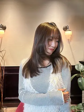 ロング カラー ハレケ　メリディッシュ所属・ユウリ/立川 美容師/モデル募集のヘアスタイル