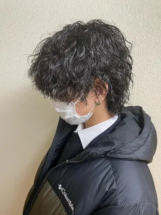 ショート パーマ メンズ 辻堂メンズ特化 YU-YAのヘアスタイル