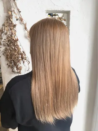 ロング カラー 美容室 ソンリエのヘアスタイル