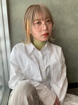 ショート Un Fleur所属・立野 希沙のヘアスタイル