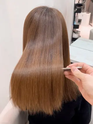 セミロング パーマ 🌈髪質改善特化🌈 縮毛矯正/原口純平のヘアスタイル