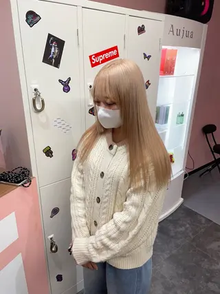 ロング カラー ハイトーン/ブリーチ /hikaruのヘアスタイル