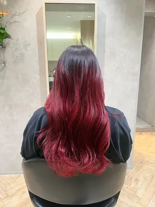 ロング カラー 茂木 未海のヘアスタイル