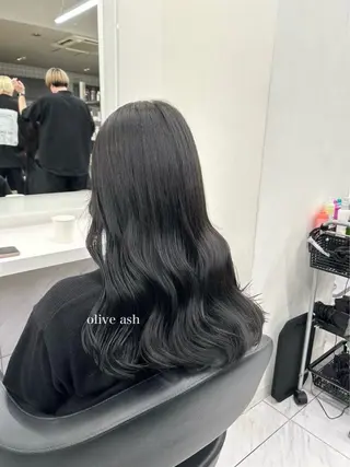 カラー 🫧透明感暗髪 ヘアーひめな🫧のヘアスタイル