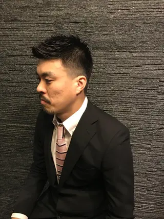 ショート パーマ メンズ 山田 香菜のヘアスタイル