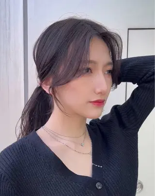 セミロング カラー 🌫️大人韓国ヘア 🌫️naoyaのヘアスタイル