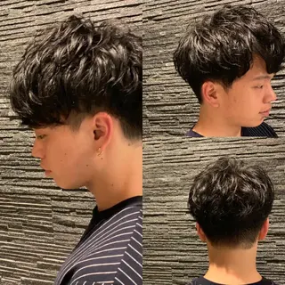 ショート メンズ BroTokyo 有楽町アシスタントのヘアスタイル