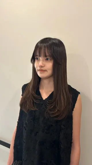 ロング カラー Belle 新宿店所属・レイヤーカット大人気 //吉田百花のヘアスタイル
