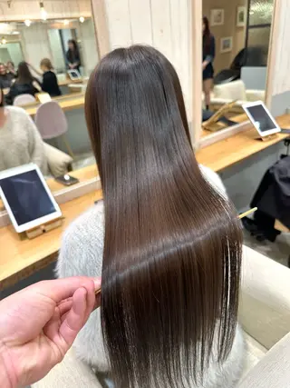 セミロング カラー 新宿/髪質改善/ボブ 韓国レイヤー大重聖斗のヘアスタイル