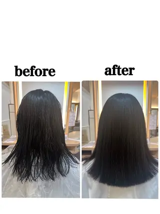 ミディアム ✂︎HITOMI ✂︎のヘアスタイル