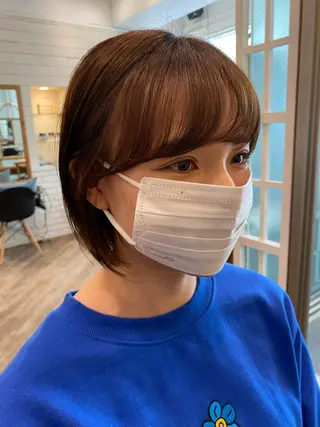 ショート BOTTOMS所属・🌸透明感艶 カラー🌸Yuukiのヘアスタイル