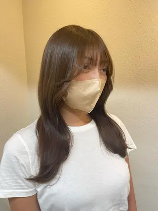 ロング カラー PUUR所属・🍒鈴木 エミリ🍒のヘアスタイル