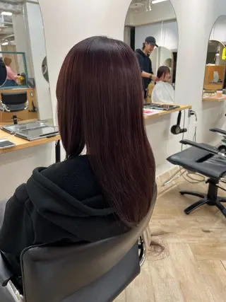 ミディアム カラー ベージュカラー 新潟/万代/井上佑のヘアスタイル