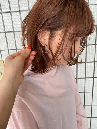 ミディアム カラー 五十嵐ゆり 美髪カラー　武蔵小杉のヘアスタイル