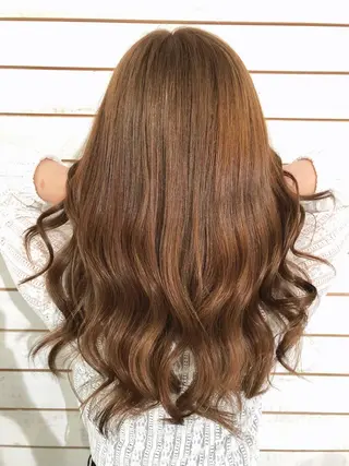 セミロング カラー 🦋美髪/エクステ 🦋アベイクミのヘアスタイル