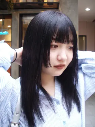 セミロング カラー ヘアアレンジ marino マリノのヘアスタイル