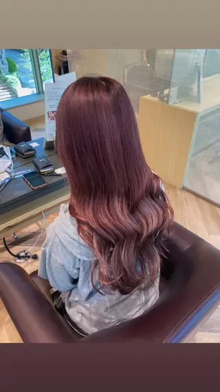 ロング カラー Yamada Ami🪐のヘアスタイル