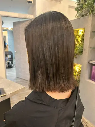 ミディアム カラー ブリーチ／ヘアセット 🪞🌙minamiのヘアスタイル