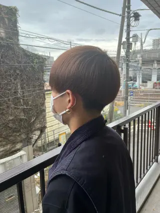 ショート メンズ 【店長】メンズ職人 短髪　ハイトーン🔥のヘアスタイル