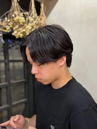 パーマ メンズ ✨メンズ縮毛モデル 募集✨イブキのヘアスタイル