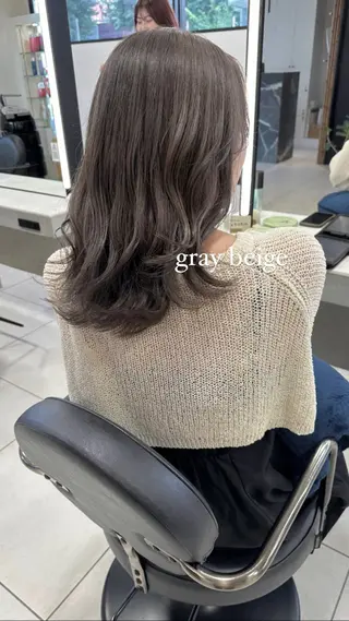 セミロング カラー 山下恋佳/矢場町/ ブリーチ/ショートのヘアスタイル