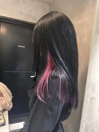 ロング カラー オタク特化🎀 顔まわり🎀ゆうなのヘアスタイル