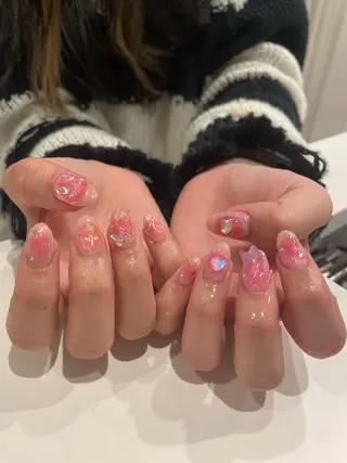 ネイル 束感まつ毛/ネイル/ LED♥KIRARAのマツエク・マツパデザイン