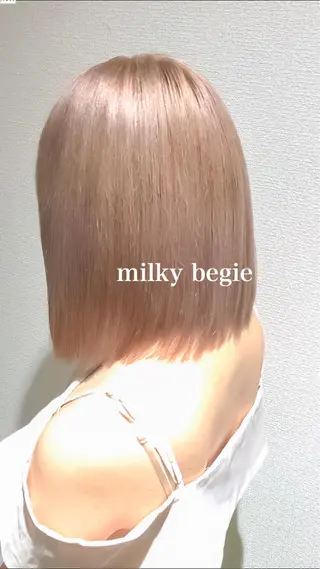 ミディアム カラー Selenehair 三条本店のヘアスタイル