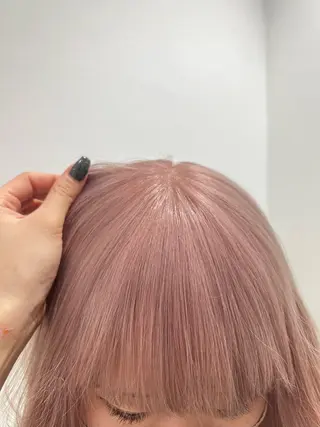 ロング ハイトーン/ケア ブリーチ/sEnAのヘアスタイル