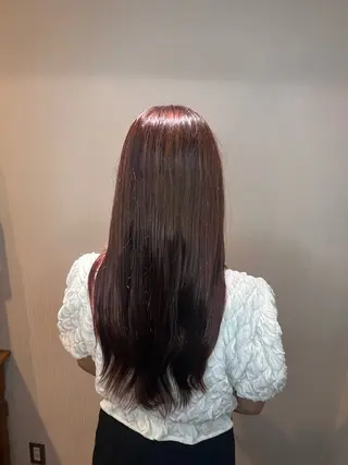 ロング 縮毛矯正/🍒ྀི ナカヤマミオ🍒ྀིのヘアスタイル