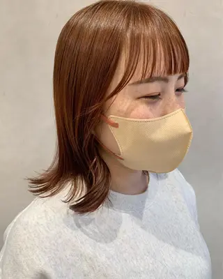 ミディアム カラー ayumi🌈 インナーカラー🌈のヘアスタイル