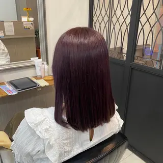 カラー 艶髪🥣透明感カラー 🫧前田奈津実のヘアスタイル