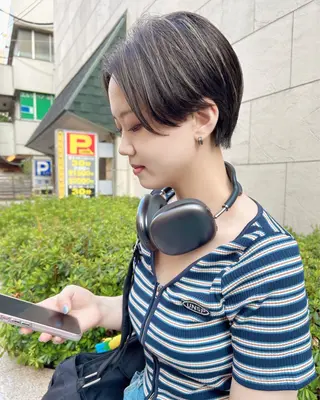 ショート カラー 髪質改善will hairdesignのヘアスタイル